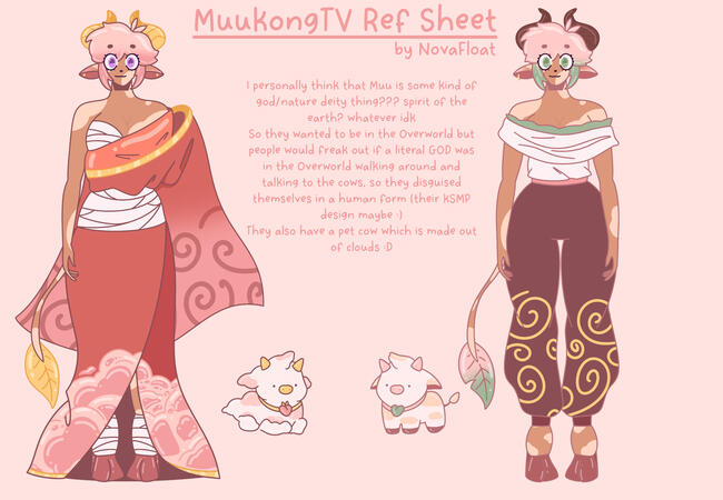Reference sheet for @MuuKongTV